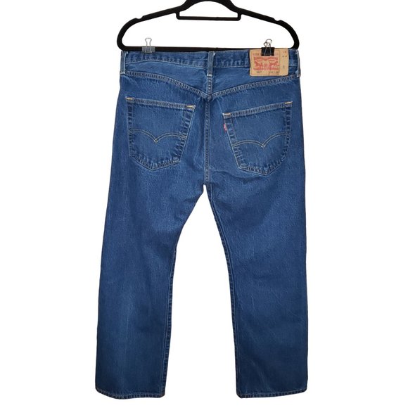 Levis Hidden Buttonfly Bootcut Denim Jean 36 x 29 - Picture 2 of 4